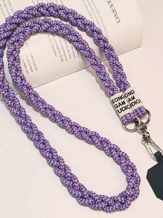 Outdoor Braided Lanyards, Long Hiking Cords, Shoulder-Worn Cell Phone Chains, Anti-Lost Crossbody Straps, Wear-Resistant Durable Design For Men And Women