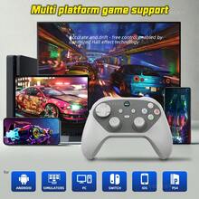 无线游戏手柄 1000Hz Hall 摇杆 适用于 Switch/PC/IOS/Android 游戏控制器 适用于 支持六轴陀螺仪涡轮 - 多色 - 查看 3
