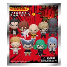 Crunchyroll 1PC ONE PUNCH MAN Officially Licensed Series Blind Bag Cute Cartoon Saitama Genos Garou Mystery Blind Box Random Keychain Figures Bag Clip Backpack Charm Key Pendant Decoration Anime Peripheral Collectibles Birthday Party Gifts Supplies - Multicolor - View 1