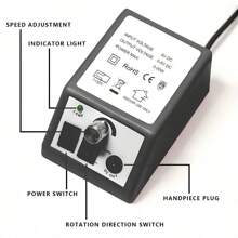 Elektrischer Nagelbohrer Professionelle Maniküre Maschine Nagelfeile Set Nagelbohraufsätze Tragbarer Nagelpolierer Salon Ausrüstung