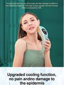 YTWO 2025 Neue Laser-Haarentfernung für Frauen und Männer, Saphir 0,5s Schnellblitzmodus, Aufgerüsteter Schnellblitzmodus, Eiskühlungs-IPL-Gerät für schmerzlose & langanhaltende Haarentfernungsergebnisse, unbegrenzte Blitze, Haarentfernung für Achseln, Beine, Arme, Bikinizone, Automatikblitz für schnelle Ganzkörper-Haarentfernung von Zuhause, dauerhafte Haarentfernung in nur 8 Wochen, 0,6s Schnellblitz, 5 Energiestufen