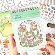 40pcs 3D Simulation Life Style Sticker Book, Multifunctional Mini Fun Sticker Book For Students,School Supplies,Back To School - Multicolor - View 10