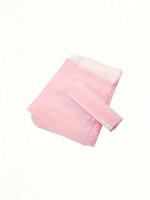 100pcs Pink Courier Bags, Thick Logistics Packaging Bags For Clothing, Sanitary Napkin Disposal, Versatile And Simple, Suitable For Transport And Mailing, - Multicolor - View 5
