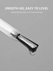 2瓶15毫升Rubbian哑光指甲油，持久透明橡胶涂层，LED UV强韧指甲，高光泽亮面封层凝胶指甲油 - 無色 - 查看 4