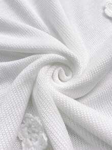 Damen lässiges Urlaubskleid mit elegantem Blume Muster aus Chiffon