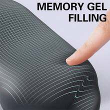 Mouse Pad With Wrist Rest, Comfortable Memory Foam Wrist Rest, Suitable For Computer Keyboard, Mouse Silicone Wrist Pad, Ergonomic Mouse Pad Set, Easy To Type And Relieve Pain, Simple And Thick Anti-Slip Computer Hand Pad