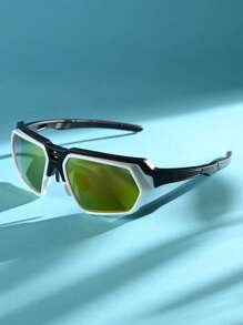 1 set de gafas deportivas de moda para niños, adecuadas para niños y niñas, decoración diaria, vacaciones, viajes, fiestas, decoración fotográfica