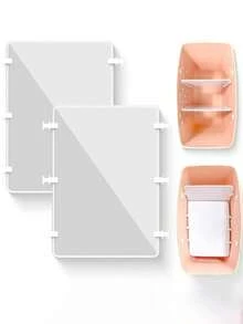 Beach Bag Dividers,Travel Accessories; Travel Essentials; Suitable For Travel And Outings. For Beach Bag Separation, Eva Clothing Snack Partition, Handbag Accessory Integrated Storage Partition - Multicolor - View 8