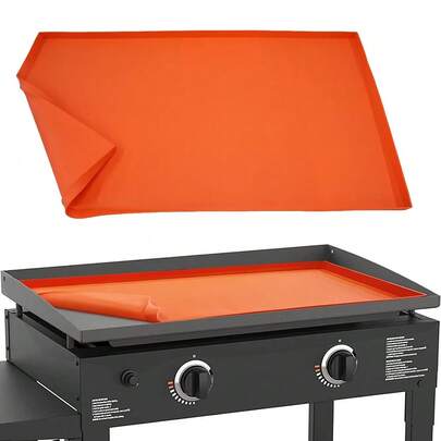 17/22/28/36 Inch Silicone Baking Sheet Mat (For Blackstone) Baking Sheet Grill Cover, Grill Utensil Holder Mat (For Blackstone Grill), Outdoor Grilling Accessories, Summer Grilling Essentials, Kitchen Accessories