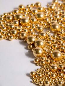 85g/3oz Glitter Sugar Pearls - Shinning Decorations Sprinkle For Cakes, Ice Cream Sundaes, Chocolate Truffles, Macarons, Cupcakes, Waffles, Donuts, Lollipops, Fondant, Dessert Tables | DIY Birthday/Wedding/Graduation/Retirement/Christmas/Valentine's Day Party Supplies | Non-Melting Sparkle Toppings For Bakeries, Home Baking,For Decoration Only. Not Edible