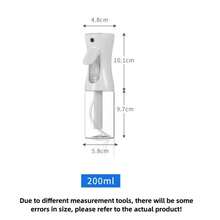 Spray de Niebla Continua para Plantas de Cabello, Recargable para Viaje, Niebla para Estilizar Cabello Rizado, Producto de Peluquería - amarillo - Ver 8