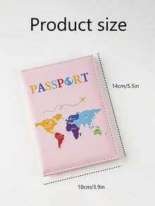 Dompet Paspor Kulit PU Kustom dengan Penutup Magnet, Sampul Paspor Ukiran Laser yang Dipersonalisasi, Aksesori Perjalanan untuk Pria dan Wanita - MultiWarna - View 6