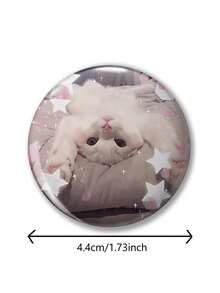 趣味图案徽章胸针、女士翻领别针、服装装饰别针、包袋配饰，送给朋友、家人、老师和同学的有趣礼物 - 彩色 - 查看 11