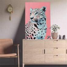 1 Pack Funky Pink Cheetah Print Posters Leopard Print Preppy Posters Modernist Cheetah Decorative Wall Art, IndoorOutdoor Use For Bedroom, Kitchen, Dorm, Classroom, Dining Room, Perfect Gift For Modern/Classic/Art Deco Style,No Frame