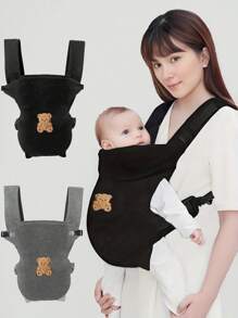 1pc Baby Carrier, Adjustable Comfortable Front & Back Straps, Ergonomic M-Type Seat, Multiple Carrying Positions, Suitable For Newborns To Toddlers, All Seasons, Hiking And Shopping, Perfect Baby Shower Gift