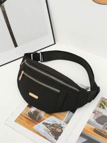 Bolsa de cintura feminina da moda casual para deslocamento esportivo bolsa de ombro portátil crossbody com vários bolsos, bolsa para telefone