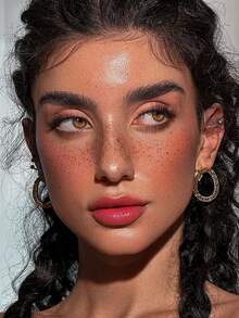 6/12 Pieces Of Golden Freckle Facial Tattoos, Sparkling Facial Tattoo Makeup, Spot Glow, Sparkling Facial Tattoo Makeup, Temporary Facial Tattoos, Shiny Freckle Facial Tattoos, Golden Facial Makeup, Sparkling, Suitable For Concerts,Rave Accessories,For Adults Accessories For Party Festival Daily Makeup - Multicolor - View 6