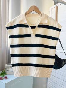 Abito da donna in stile semplice e temperato per la primavera e l'estate, adatto per le vacanze, il tempo libero, la laurea, con cappuccio e maglia lavorata a maglia di stile college