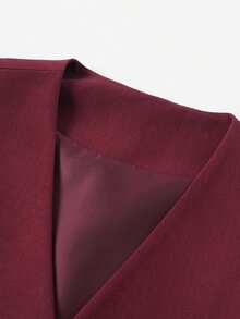 Mode schlanker kurzer Anzugweste für Frauen, figurbetonter ärmelloser Jacken-Cardigan für Büro/Pendeln, Frühling/Herbst