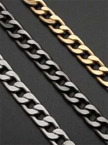 1 PIEZA Nuevo accesorio de moda para hombre: Cinturón, billetera, llavero multifunción, cadena para pantalones, cadena para el Body, cadena de metal simple y elegante de 41.5 cm, regalo de estilo Hip Hop