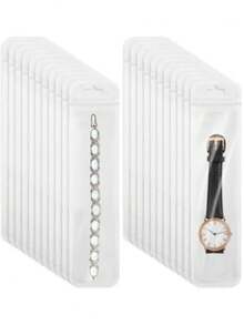 5pcs/10pcs/15pcs/30pcs/50pcs-Sealing Pen Cases - Reusable. They Are Suitable For Storing Pencils, Ballpoint Pens, Jewelry, Keys And Makeup Brushes.,Pencil Case,Pencil Pouch,School Bag,Stationery - Multicolor - View 4