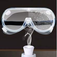 1pc Onion Chopping Goggles, Multi-Functional Protection Glasses, Anti-Oil Anti-Fog Anti-Grease Protective Eyewear For Cooking, Fishing, Can Be Worn With Prescription Glasses, Elastic Strap