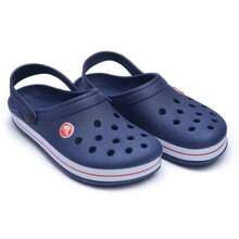 Unisex Comfortable Non-Slip Simple Beach Babouch Sandal - Xanh đậm - Xem 2