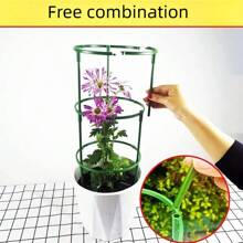4/12/24/40 petits supports de plantes, arcs en demi-rond en plastique, supports de plantes vertes de fleur grasse convenant pour les plantes en pot, supports de fleurs et de tomates de jardin