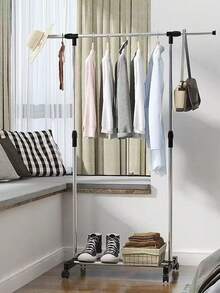 Adjustable Clothes Hanger With Shoe Rack 135x68x40 / 122x37x138 - modelo ajustável - 查看 1