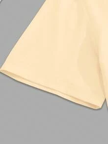 Gym Tee For Summer Fitness Girls: Personalized Dumbbell Graphic T-Shirt - Apricot - View 5