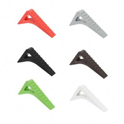 1 pieza Tope de puerta y ventana, tope de puerta de goma flexible, tope de puerta con premio, topes decorativos para la parte inferior de la puerta para , tope de puerta grande y colorido en forma de cuña