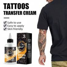 DQFART 1PCS/2PCS 120ML Tattoo Transfer Gel Easy Tattoo Design Transfer Convenient Auxiliary Tool For Tattoo Artists Tattoo Design Transfer Gel For Body Art - 120ML - View 5