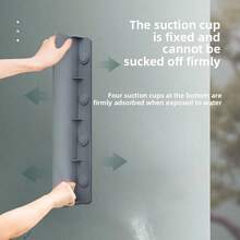 一体式硅胶水槽防溅板 - 可调节厨房台面防溅保护器，可拆卸吸盘防水溅板，多用途洗碗和蔬菜清洁屏障