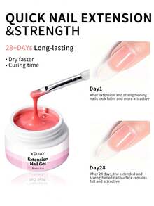 XEIJAYI 3pcs/Set 30ml Solid Nail Extension Gel, Hard Extension Gel, Non-Sticky Sculpting Gel For Manicure, Acrylic Extension Gel For Nail Art - Multicolor - View 3