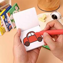 1 szt./6 szt. Mini kolorowanka do rysowania, kolorowanka do zabawy z graffiti, prosta kreskówkowa książka do rysowania linii, materiały edukacyjne dla przedszkolaków, 6 głównych motywów z 300 wzorami, bogata zawartość, odpowiednia do długopisów akwarelowych/markerów/ołówków/kredek itp., idealne prezenty do rysowania, powrót do szkoły