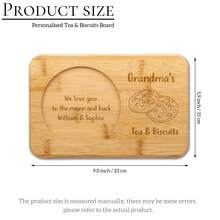 1 件 23x15x1.5cm 个性化茶和饼干板，个性化礼品，乔迁礼品，爷爷礼品，妈妈礼品，感谢礼品，茶礼品，咖啡礼品 - A3-Birthflower Pattern - 查看 3