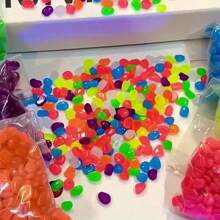 Ciottoli che brillano al buio per decorazioni da esterno - Pietre di plastica vibranti per giardini, acquari, percorsi e progetti fai da te