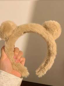 1pc Women Cute Rabbit Ear Headband, Sweet Rabbit Ear Hair Accessory, Non-Damaging 3D Headband For Washing Face & Styling, Suitable For Going Out, Valentine's Day Couple Gift,Hairband,Hair Hoop Headbands Head Accessories