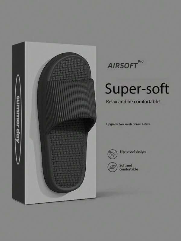 Chanclas de EVA para hombre, sandalias casuales antideslizantes, zapatos de punta abierta, adecuados para interior, exterior, playa, ducha, todas las temporadas, zapatos de pareja cómodos