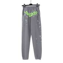 2-Piece Hip-Hop Fashion Printed Sweatshirt Set For Loose Hooded Sports Sweatshirts For Men And Women - Xám - Xem 5