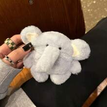 Wnter 1件装趣味丑陋手机壳，蓝色大象耳朵毛绒手机壳，适用于 1/2、Pro、3、Pro（第二代）、4 - 藍色 - 查看 6