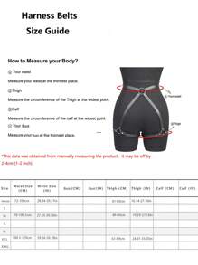 Thigh Straps Women's PU Leather Lingerie Sling Gothic Waistband Hip Belt, Holiday, Party Accessory For Women Valentine's Day Gift