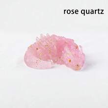 1pc Natural Crystal Gravel Stone Resin Dragon Asleep Dragon Shaped, Crushed Stone - Home Decor, Holiday Gift - Resin Dragon - View 14