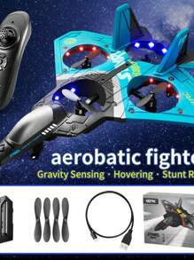 1pc Beginner Drone, Remote Control Drone And Beginner RC Airplane Light, Remote Control Quadcopter Helicopter With Auto Hover, Helicopter, Fighter Plane, 3D Flip, Foam Drone, Airplane Model, Fighter Jet Model, Suitable For Indoor Flying, Beginner Flight, Best Gift, Christmas, Christmas Gift, Birthday Gift, New Year Gift, Gift Box, Present