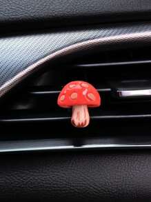Car Interior Accessories With Cute Mushroom Decorations On The Air Vents Add Vitality To The Car Interior