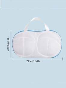 1pc Tulip Pattern Bra Laundry Bag, Thick Anti-Deformation Lingerie Wash Bag For Washing Machine, Delicate Underwear Protection Mesh Organizer, Travel Portable Garment Care Storage Net, Home Laundry Essential Accessory For Intimate Apparel - Multicolor - View 7
