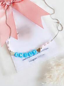 Kids Custom Name Necklace, Pastel Letter Name Necklace, Kids Birthday Gift, Gift For Little Girls, Gift For Toddler,Multi-Functional,Ornamental,Letter,Engraved,Stylish,Modern,Colorful,Cute,Adorable,Casual,Custom,Personalised,Unique,Customized,Baby Gifts,Ideal Gifts For Him,Ideal Gifts For Her,Son,Daughter