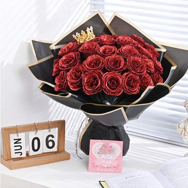Rose 52cm rose artificielle rose artificielle, fleur artificielle, longue tige simple, bouton de rose, décoration de mariage, bouquet de mariée, composition florale décorative, décoration de la maison, décoration de la maison, cadeau de vacances décoratif