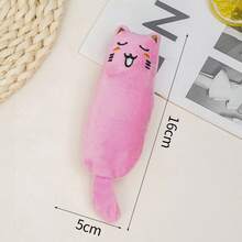 AAED 猫玩具，猫玩具，猫薄荷毛绒玩具，猫用干猫薄荷毛绒玩具，室内猫玩具，互动猫玩具 - 彩色 - 查看 4