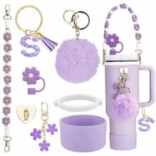 Accesorios de decoración de la Copa , Tapa de pajita de 8-9 mm, Botas de silicona compatibles con vasos de 30 y 40 onzas de la Cup, regalo de Navidad para niñas, regalo DIY creativo, decoración de Acción de Gracias, decoración de regalo para amigos, decoración de fiesta de Navidad, accesorios , vaso de Navidad, útiles escolares
